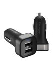 Автозарядка Spigen Dual Port USB F24QC 4.8A, 000CG20646