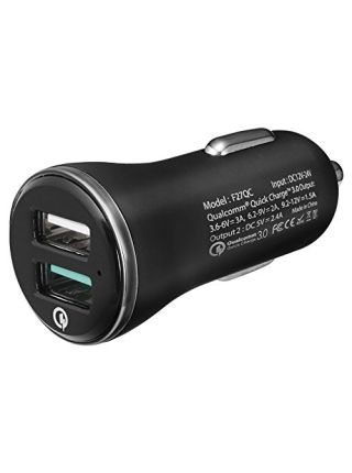 Автозарядка универсальная Spigen F27QC 2 USB порта 