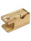 Apple Watch+iPhone Stand S370 Bamboo Wood , 000ST20295
