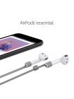 Держатель Spigen для наушников Airpods, Space Gray, 000SD21387