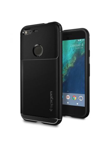 Чехол Spigen Rugged Armor для Google Pixel, Black, F14CS20889