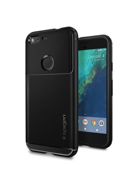 Чехол Spigen Rugged Armor для Google Pixel, Black