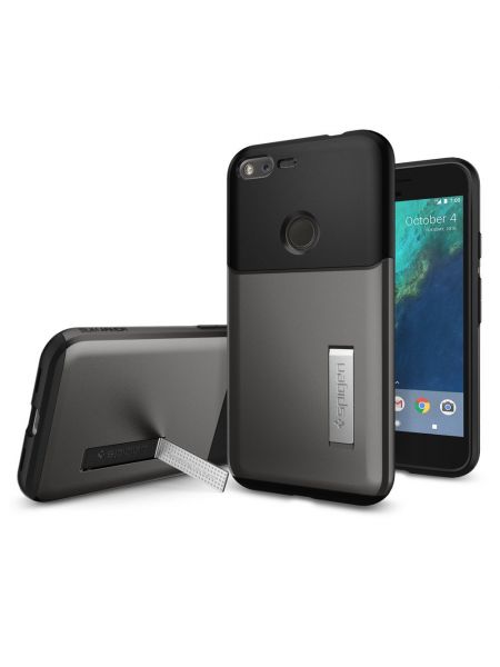 Чехол Spigen Slim Armor для Google Pixel, Gunmetal