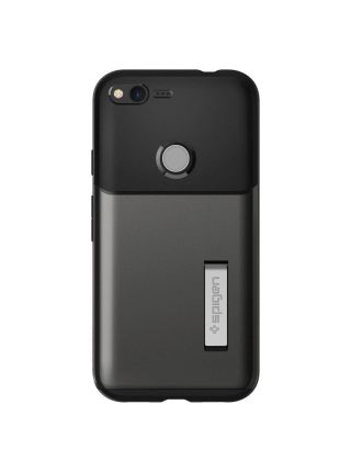 Чехол Spigen Slim Armor для Google Pixel XL, Gunmetal 