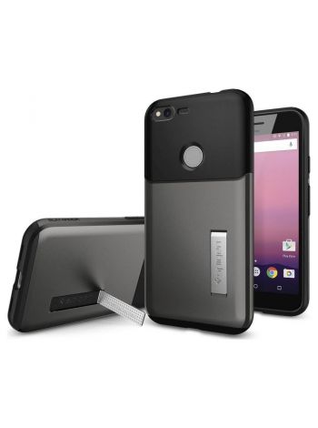 Чехол Spigen Slim Armor для Google Pixel XL, Gunmetal , F15CS20914