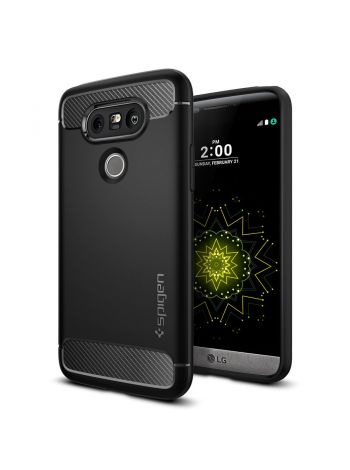 Чехол Spigen Rugged Armor для LG G5, Black , A18CS20128