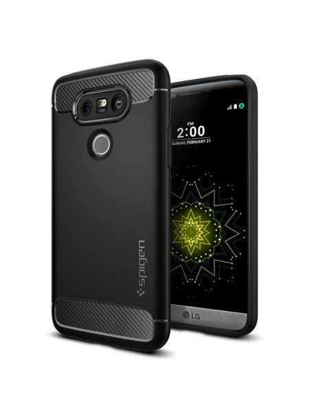 Чехол Spigen Rugged Armor для LG G5, Black Чехол Spigen Rugged Armor для LG G5, Black