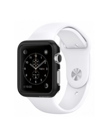 Apple Watch Case Thin Fit (38mm) Smooth Black, SGP11487