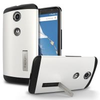 Чехол Spigen Slim Armor для Motorola Nexus 6, Shimmery White