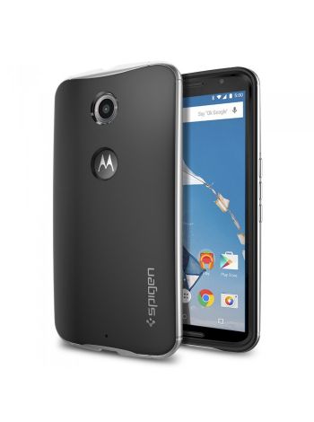 Чехол Spigen Neo Hybrid для Motorola Nexus 6, Satin Silver , SGP11239
