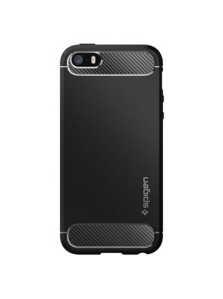Чехол Spigen Rugged Armor для iPhone SE/5S/5, Black 