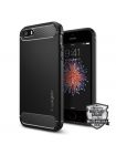 Чехол Spigen Rugged Armor для iPhone SE/5S/5, Black , 041CS20167