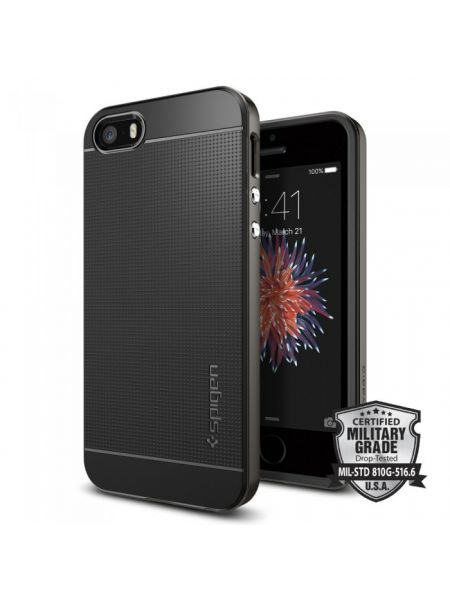 Чехол Spigen Neo Hybrid для iPhone SE, Gunmetal 