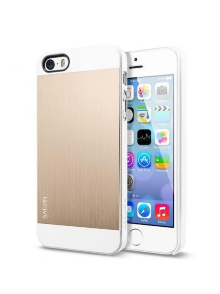 Чехол Spigen Saturn для iPhone SE/5S/5, Champagne Gold