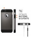 Чехол Spigen Tough Armor для iPhone SE/5S/5, Gunmetal, 041CS20188