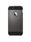 Чехол Spigen Tough Armor для iPhone SE/5S/5, Gunmetal, 041CS20188
