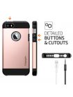Чехол Spigen Tough Armor для iPhone SE/5S/5, Rose Gold, 041CS20190