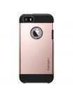 Чехол Spigen Tough Armor для iPhone SE/5S/5, Rose Gold, 041CS20190