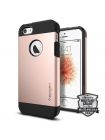 Чехол Spigen Tough Armor для iPhone SE/5S/5, Rose Gold, 041CS20190