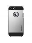 Чехол Spigen Tough Armor для iPhone SE/5S/5, Satin Silver, 041CS20251