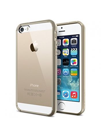 Чехол Spigen Ultra Hybrid для iPhone SE/5S/5, Gold , SGP10713