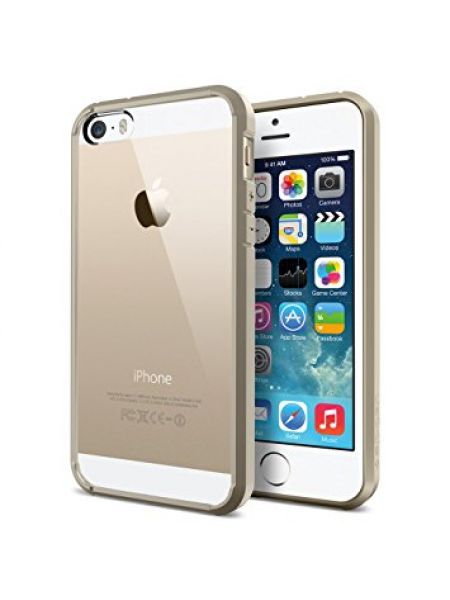 Чехол Spigen Ultra Hybrid для iPhone SE/5S/5, Gold 