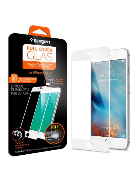 Защитное стекло для iPhone 6S/6 Full Cover, White Защитное стекло для iPhone 6S/6 Full Cover, White