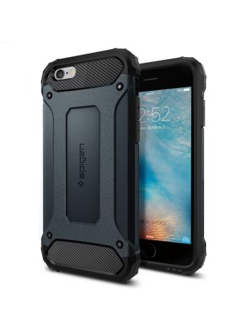 Чехол Spigen Tough Armor Tech для iPhone 6S/6, Metal Slate, SGP11743
