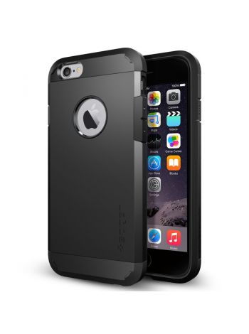 Чехол для iPhone 6S/6 Tough Armor, Smooth Black, SGP10968