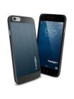 Чехол Spigen Aluminum Fit для iPhone 6S/6, Blue, SGP10946