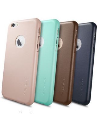 Кожаный чехол Spigen SGP LEATHER FIT для iPhone 6s/6, Mint 