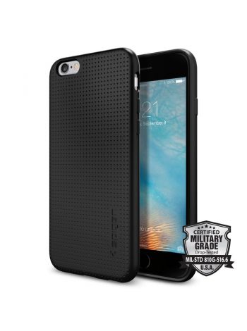 Чехол Spigen Liquid Armor для iPhone 6S/6, Smooth Black , SGP11751