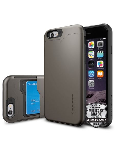 Чехол Spigen Slim Armor CS для iPhone 6S/6 , Gunmetal 