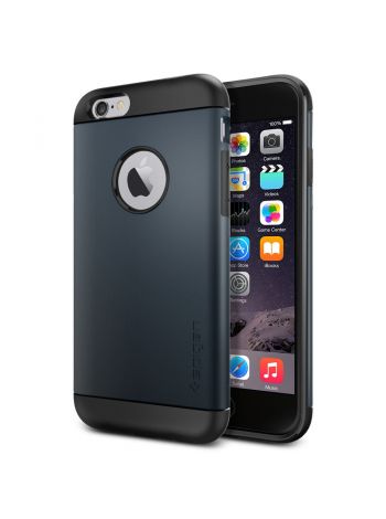 Чехол Spigen Slin Armor для iPhone 6S/6, Metal Slate, SGP11169