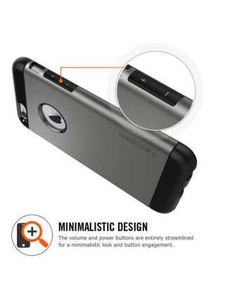 Чехол Spigen Slim Armor для iPhone 6S/6, Satin Silver 