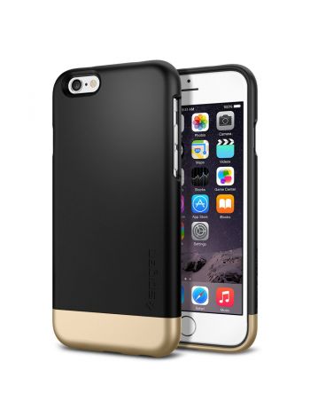 Чехол SGP для iPhone 6S/6 Style Armor, Smooth Black, SGP11047