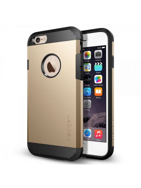 Чехол Spigen Tough Armor для iPhone 6S/6, Champagne Gold 