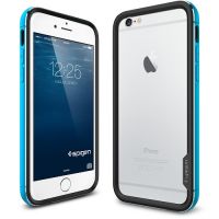 Бампер Spigen Neo Hybrid EX Metal для iPhone 6S Plus/6 Plus, Metal Blue 