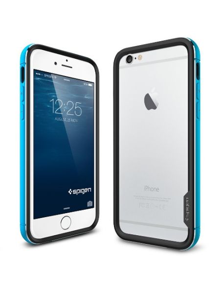 Бампер Spigen Neo Hybrid EX Metal для iPhone 6S Plus/6 Plus, Metal Blue 