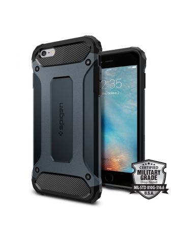 Чехол Spigen Tough Armor Tech для iPhone 6S/6 Plus, Metal Slate , SGP11747