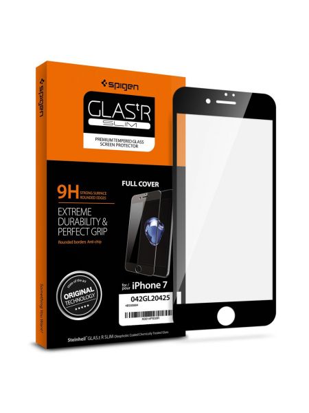 Защитное стекло для iPhone 7 Full Cover, Black