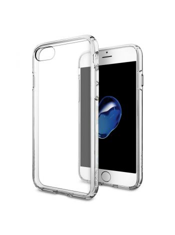 Чехол Spigen для iPhone 7 Ultra Hybrid,Crystal Clear , 042CS20443