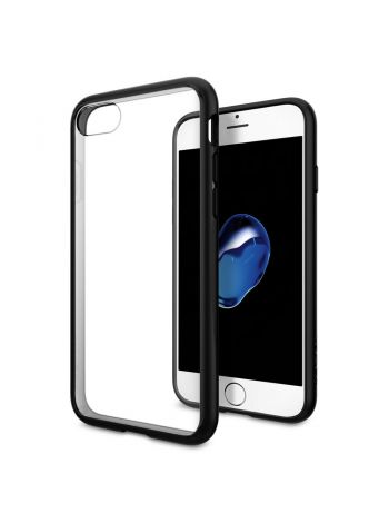 Чехол Spigen для iPhone 7 Ultra Hybrid, Black , 042CS20446