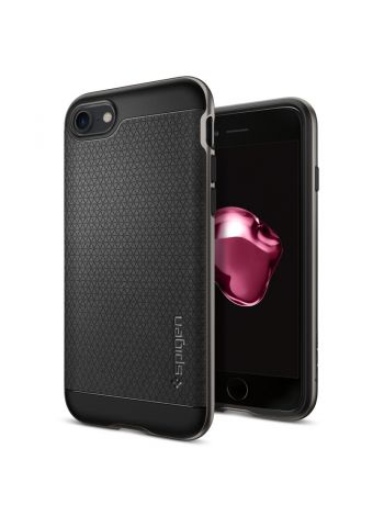Чехол Spigen для iPhone 7 / 8 Neo Hybrid, Gunmetal , 042CS20518