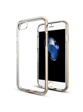 Чехол Spigen для iPhone 7 / 8 Neo Hybrid Crystal, Champagne Gold, 042CS20521