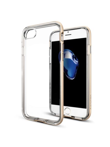 Чехол Spigen для iPhone 7 / 8 Neo Hybrid Crystal, Champagne Gold