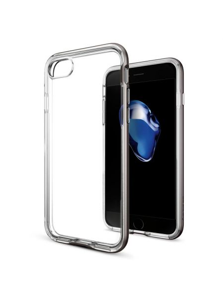Чехол Spigen для iPhone 7 / 8 Neo Hybrid Crystal, Gunmetal 
