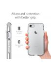 Чехол Spigen для iPhone 7 Neo Hybrid Crystal, Satin Silver , 042CS20676