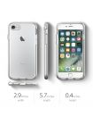 Чехол Spigen для iPhone 7 Neo Hybrid Crystal, Satin Silver , 042CS20676