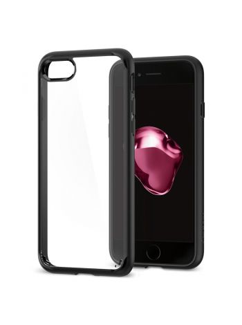 Чехол Spigen для iPhone 7 Ultra Hybrid 2, Black , 042CS20926
